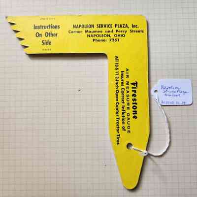 Napoleon Service Plaza Tire Checker Tool, Advertising