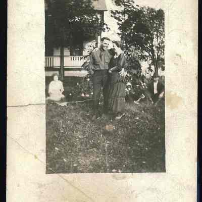 Unknown/Not Identified Man and Woman Outside House