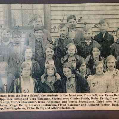 1930 Bortz School, Henry County Class Photo