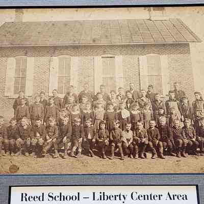 Reed School, Liberty Center, Class Photo, Year Unknown