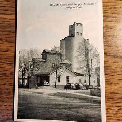 Holgate Grain & Supply Association, Holgate Ohio Postcard