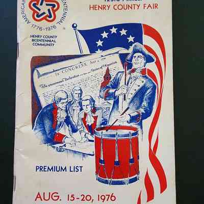 1976 Henry County Fair Book