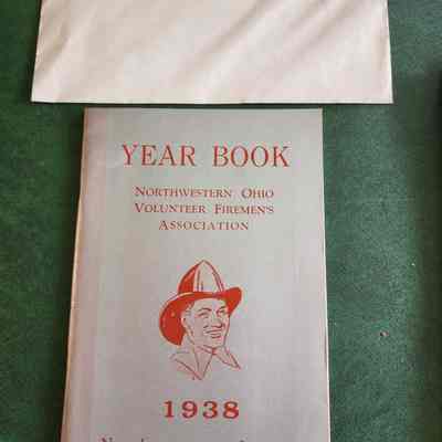 1938 NWOhio Volunteer Firemen Assoc. Yearbook, Napoleon Convention, Business Envelope