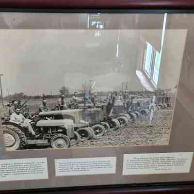1944 Harrison Twp Grange, Sweet Corn Planters, Farmers, Ag Photo