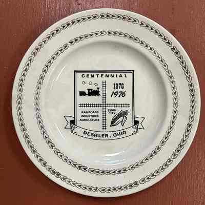 Deshler Centennial Plate