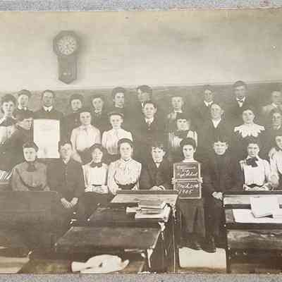 1905 Farison School Freedom Twp. Copy of Phtograph, Names