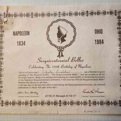 Cleola Luebker Sesquincentennial Belles Award