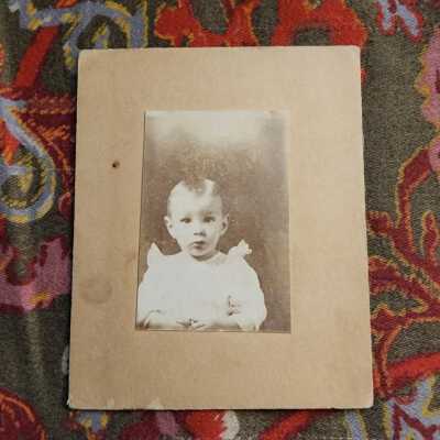 Child, White Ruffle Dress