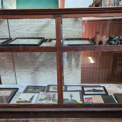 6' x 24" Oak & Glass Display Case
