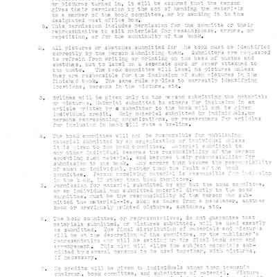 Rules Governing The Construction of the Proposed Book by Henry County Historical Society