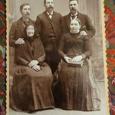 Family Portrait, Maynard Cabinet Card