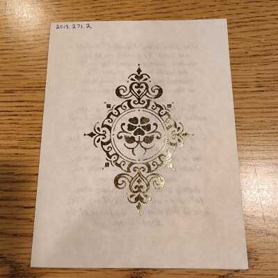 Funeral Bulletin, Merle Warden, 1995