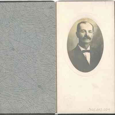 Photo of Unidentified Man in Mohler Family