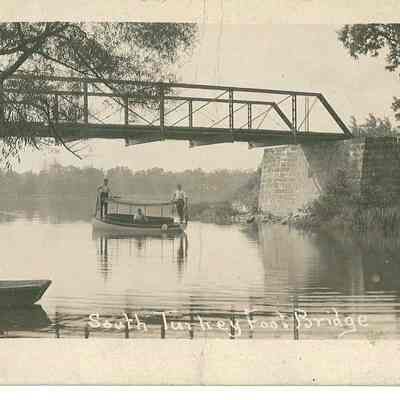 South Turkey Foot Bridge Postcard