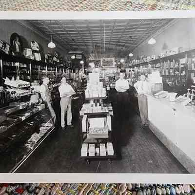 Interior Small Business, Napoleon, Oh, (4) Men unknown