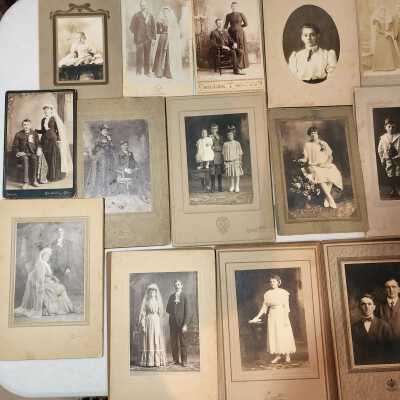 Cabinet Photographs, Unidentified, (20)