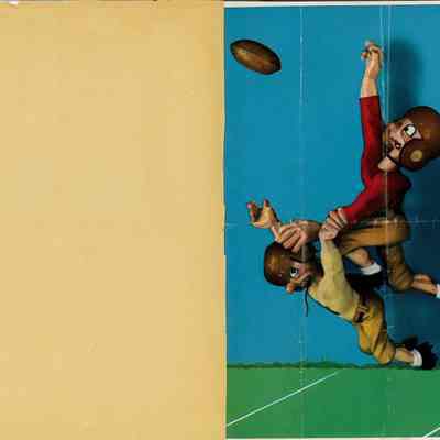 1941 Football Program Liberty Center High School vs Delta High School