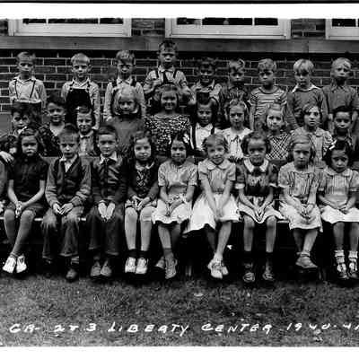 1940-41 2nd & 3rd Grades at Liberty Center School