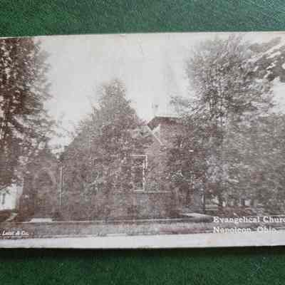 Evangelical Church, Napoleon, Oh Postcard