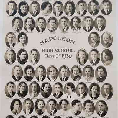 1936 NHS Class Composite Photo
