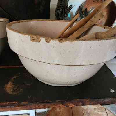 Yellowware Mixing Bowl