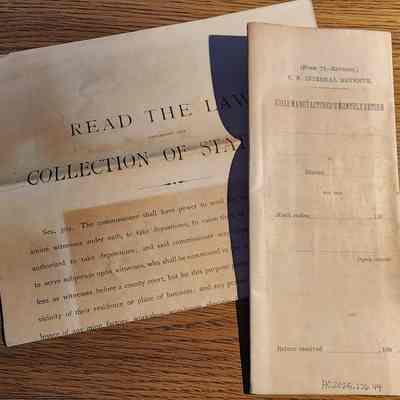 1891 Deshler, US Internal Revenue Certificat to Mfr Cigars