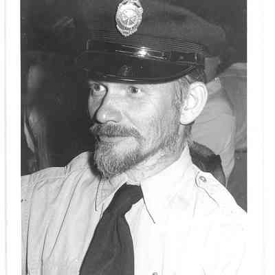 Photo of Unidentified Contestant in Beard Contest in Liberty Center, 1960