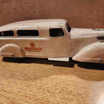 Wyandotte Metal Ambulance Toy Truck