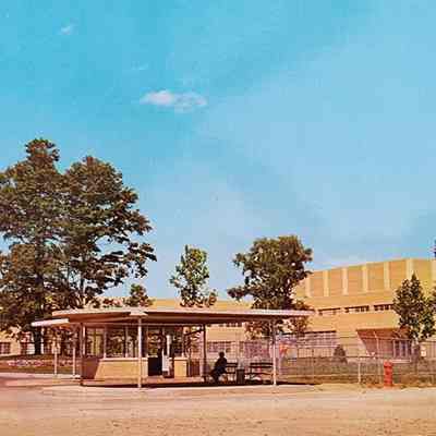 1959 Postcard: Campbell Soup Co., Guard Shack