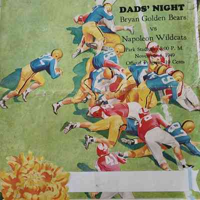 Bryan Home Football Program vs Napoleon