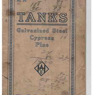 Heller Aller Tank Catalog No. 24 - Tanks Galvanized Steel, Cypress, Pine