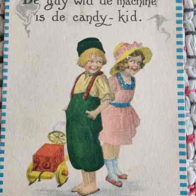 1921 Postcard to Elnora Hoff from Aunt Nora