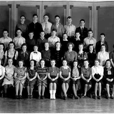 Junior Class at Liberty Center High School circa 1940-41