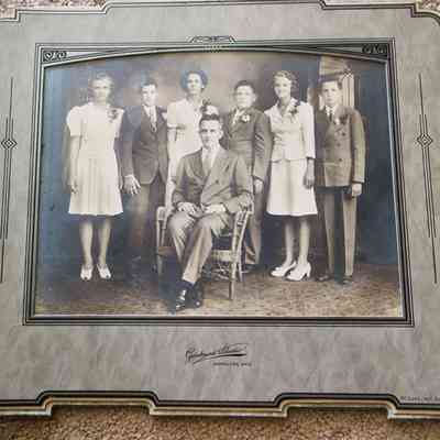 1944 Confirmation Class, St Peter Lutheran, Ridgeville, Gardner Photographer, Names Attached
