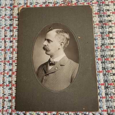 Cabinet Card, Dr. Rice, Phtographer unknown