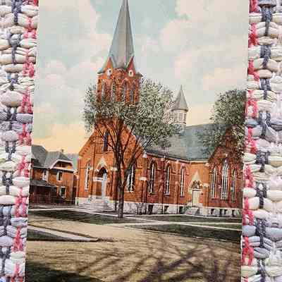 St. Paul Lutheran Church, Clinton Street, Napoleon, Ohio Post Card