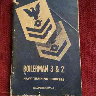 Navy Training Courses, 1951, Boilerman 3 & 2, Kenneth Schuller