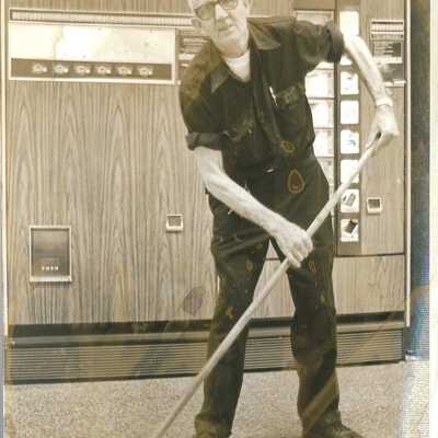 Cloyd Baldwin, a Liberty Center School Custodian