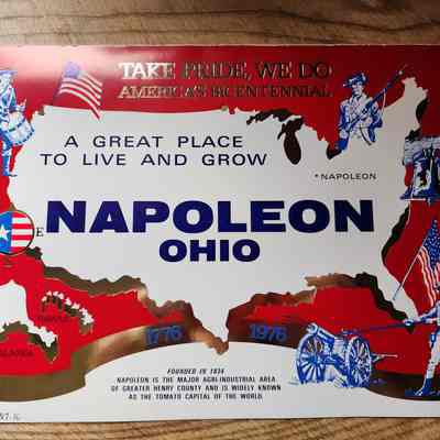 Take Pride in All We Do!, Bicentennial Poster, Napoleon, OHio