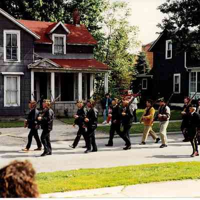 Liberty Center American Legion Members Marching in Memorial Day Parade