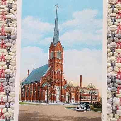 St. Augustine Catholic Church, Napoleon, Ohio Post Card
