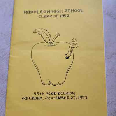 1952 NHS 45th Reunion Program