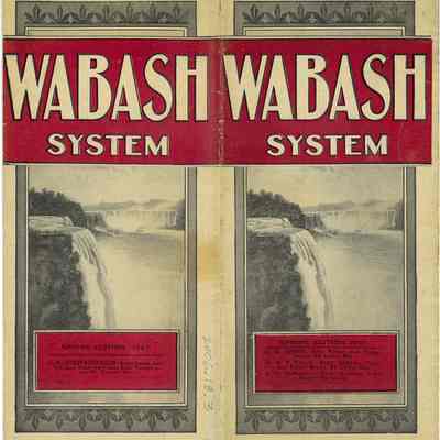 Wabash System Spring Schedule 1908