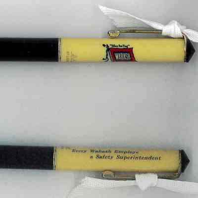 Mechanical Pencil of Wabash Employee and Safety Superintendent