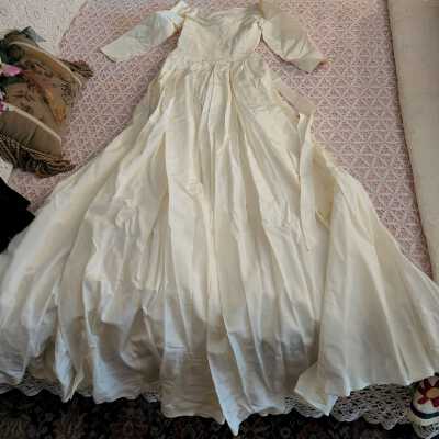 1954 Taffeta Wedding Gown