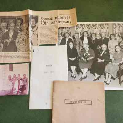 Sorosis, 1st Professional Women;s Club in US, Napoleon Chapter, Photos, Clippings, Programs