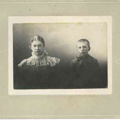 Photo of Unidentified Boy and Girl in the Mohler/Follett Family
