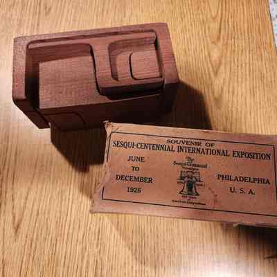 Tiny Toy Furniture Company, Packed as a Puzzle. Original Box