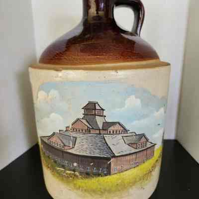 Crock/Jug, Chinese Barn, Deshler, Ohio