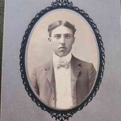 1904 William Schwab Cabinet Card Photo